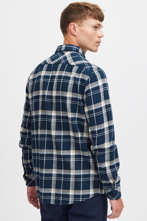 Solid Gisa Shirt Insignia Blue