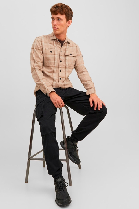 Jack & Jones Kane Noah Cuffed Cargo  Black