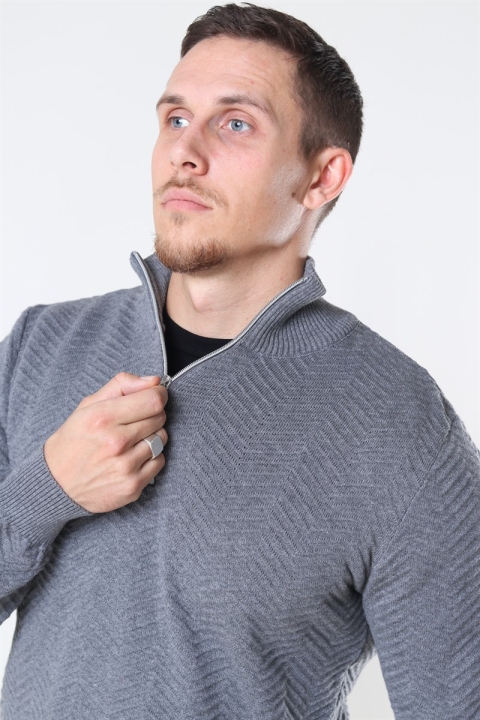 Kronstadt Carlo Half Zip Sticka Anthracite