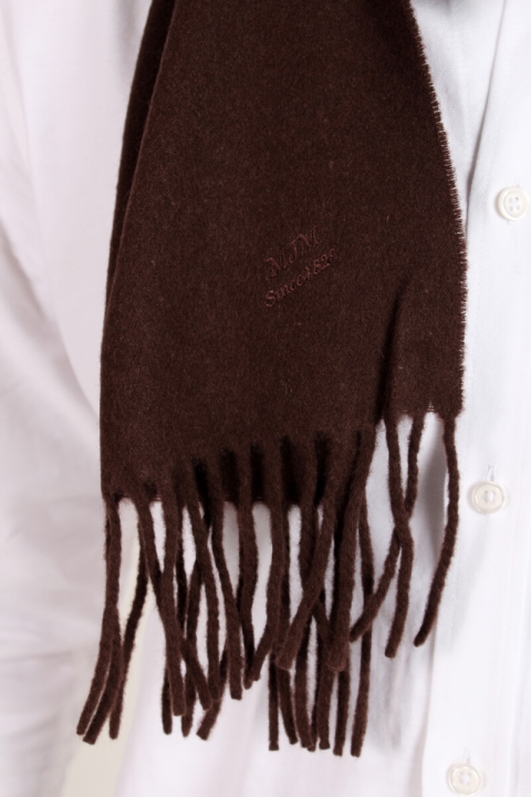 Mjm Bologna Lambswoll Scarf Brown