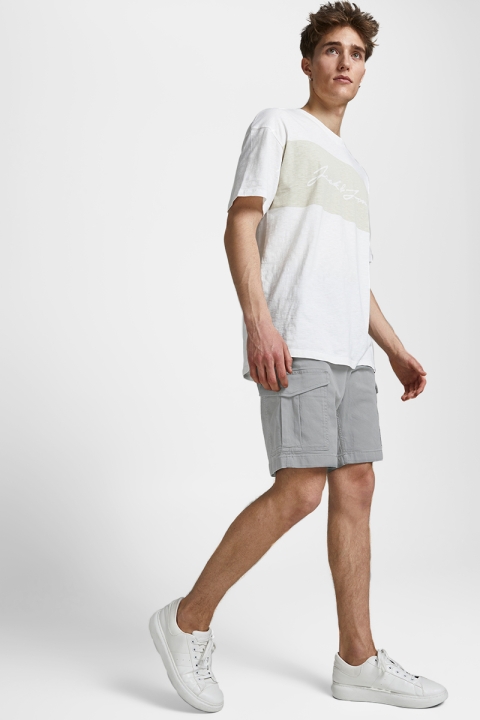 Jack & Jones JOE CARGO SHORTS Ghost Gray