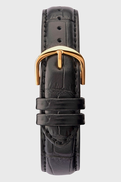 Sekonda 1838 Classic Leather Klocka Black/Gold