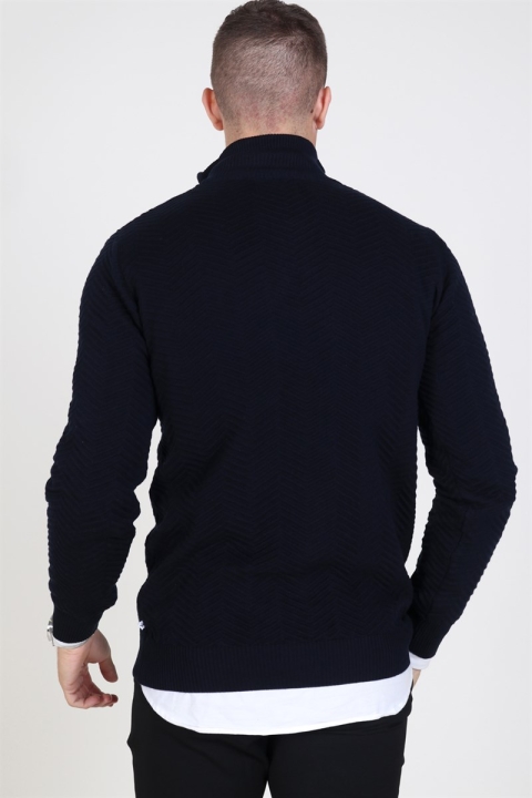 Kronstadt Carlo Half Zip Sticka Navy