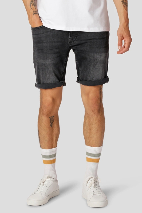 Clean Cut Copenhagen Chris Stretch Shorts 5002 Dark Grey Denim