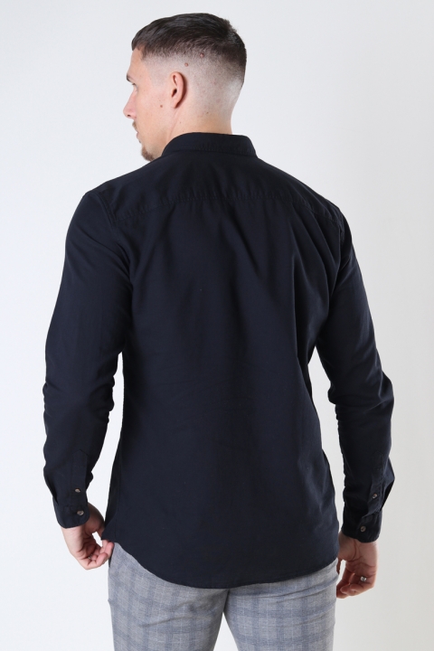 Jack & Jones Summer Linen Shirt LS Black