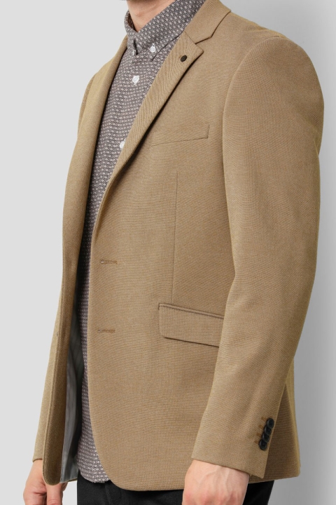 Clean Cut Copenhagen Milano Jersey Blazer Dark Camel