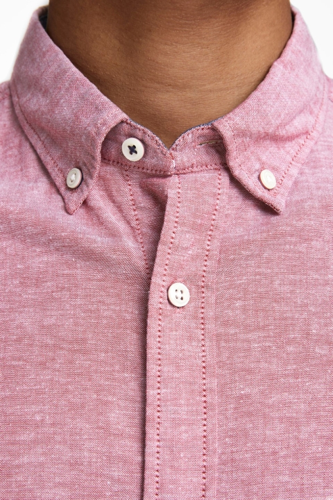 Jack & Jones JJESUMMER SHIRT S/S S21 STS Rio Red SLIM FIT