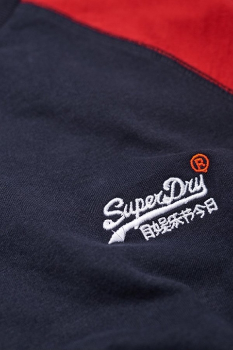 Superdry O L ENG'D Baseball SS T-shirt Beach Navy