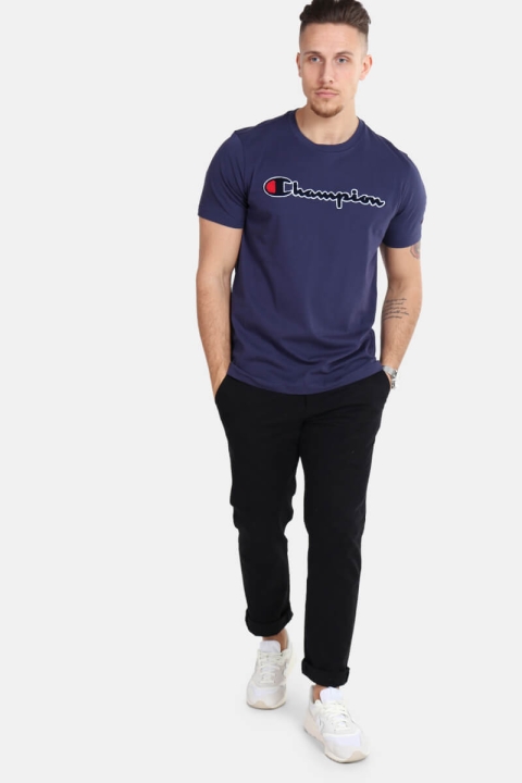 Champion Crewneck T-shirt Dark Blue