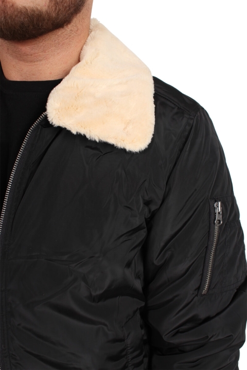 Urban Classics Pilot Bomber Jacka Black