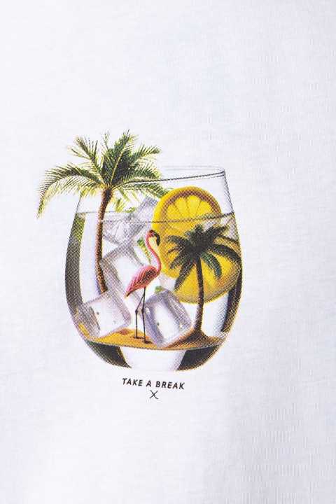 Clean Cut Copenhagen Break T-shirt White