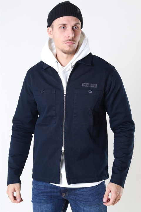 Woodbird Kent Buzz Shirt Navy