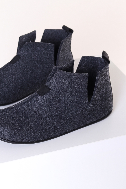 Vollsjö  Home Slipper Boot Dark Grey