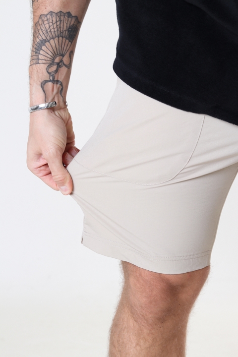 Just Junkies Lemo Shorts Ribstop 112 - Stone