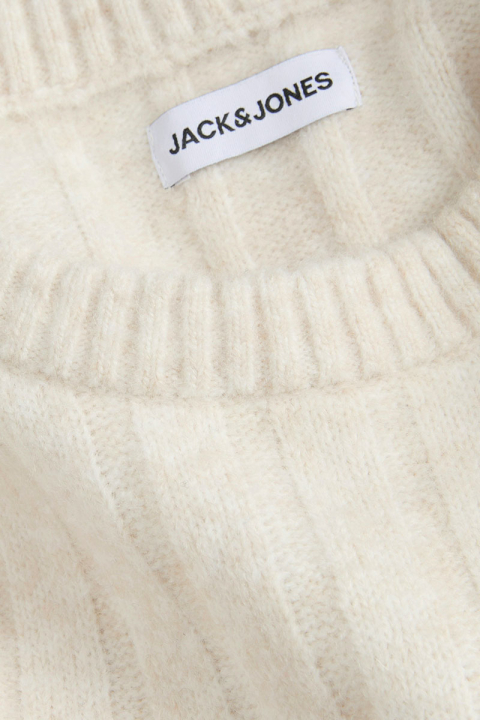 Jack & Jones Bradley Carter Knit Crew Neck Moonbeam