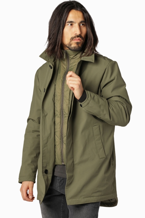 Clean Cut Copenhagen Emerson Carcoat Jacket Dusty Green