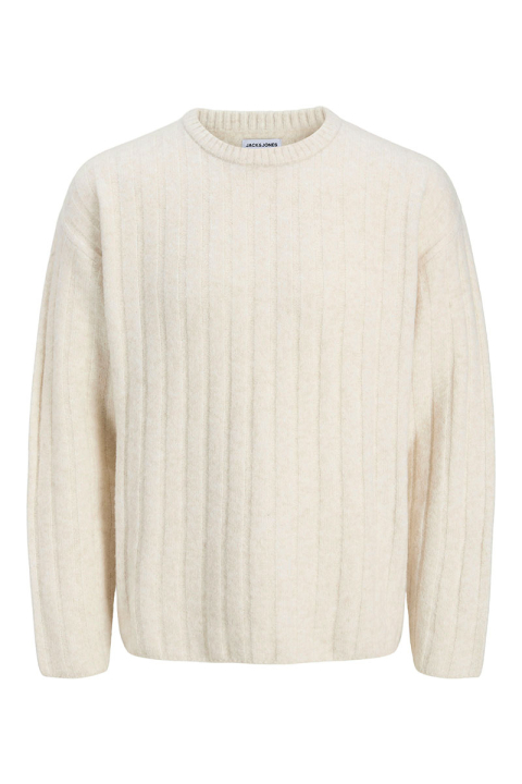 Jack & Jones Bradley Carter Knit Crew Neck Moonbeam