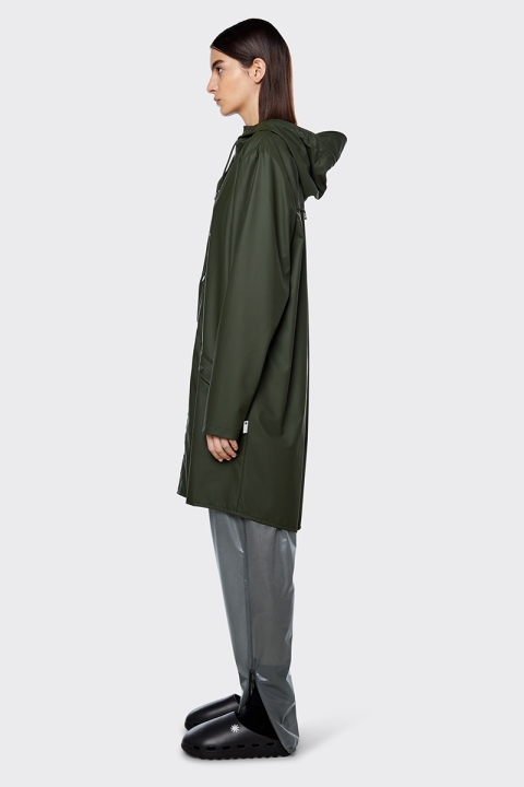 Rains Long Jacket 03 Green