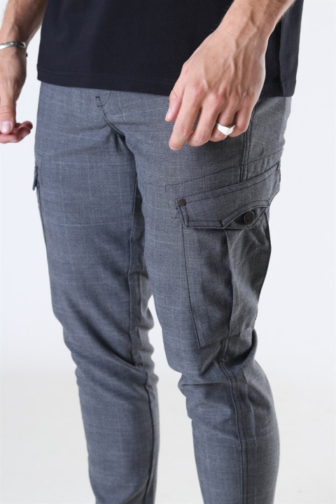 Gabba Cargo Pants Grey Check