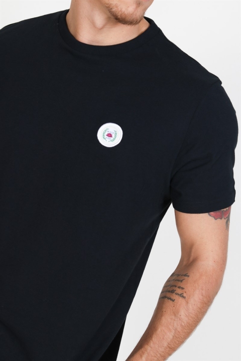 Woodbird Our Jarvis Patch T-shirt Black