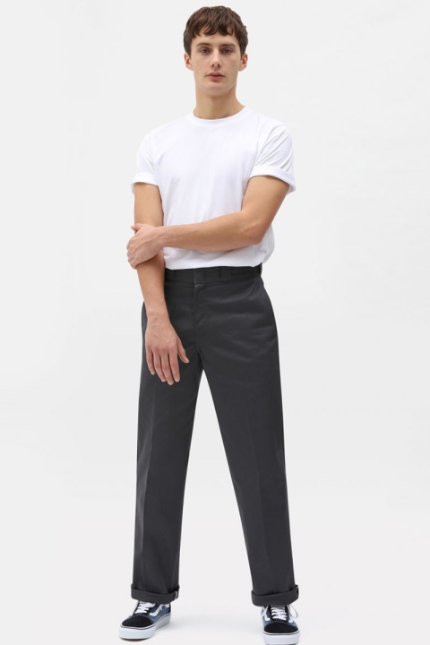 DICKIES ORIGINAL FIT STRAIGHT LEG WORK PANT  CHARCOAL GREY