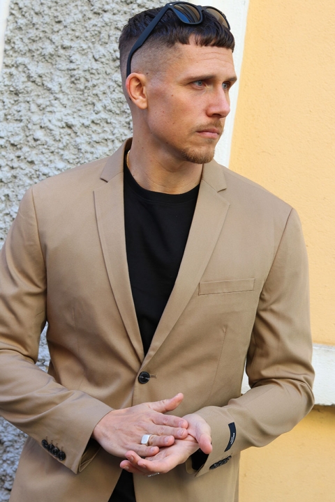 Jack & Jones Premium Franco Slim Fit Kostym Petrified Oak