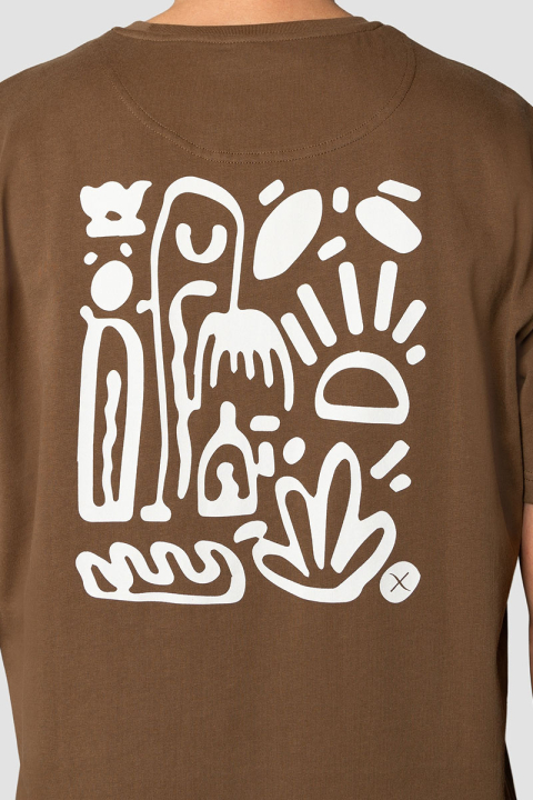 Clean Cut Copenhagen Michael organic T-shirt Brown