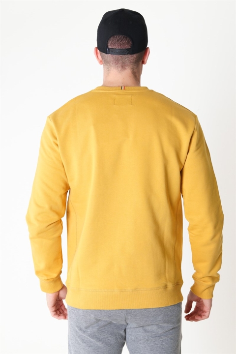 Les Deux Lens Sweatshirt Yellow/White