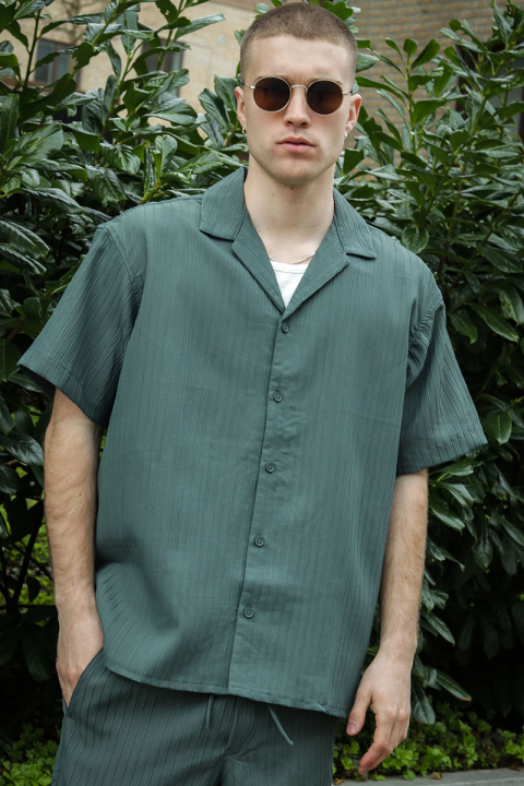 Jack & Jones Massimo Resort Shirt SS Agave Green