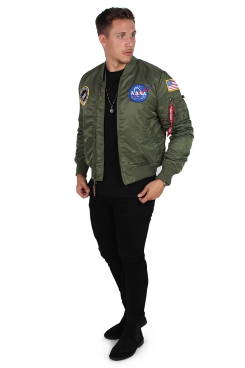 Alpha Industries  MA-1 VF NASA Bomber Jacka Sage Green