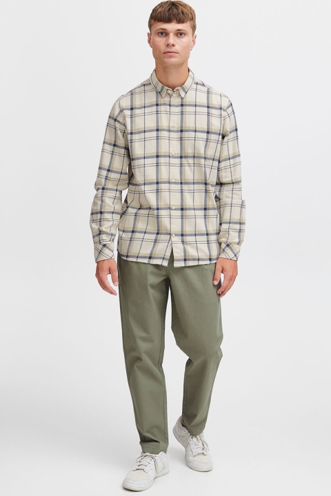 Solid Gisa Shirt Oatmeal
