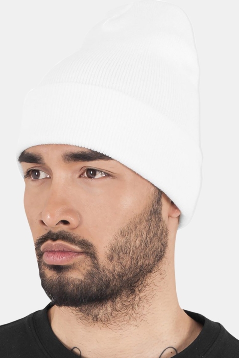 Flexfit Heavyweight Long Beanie Hatt White