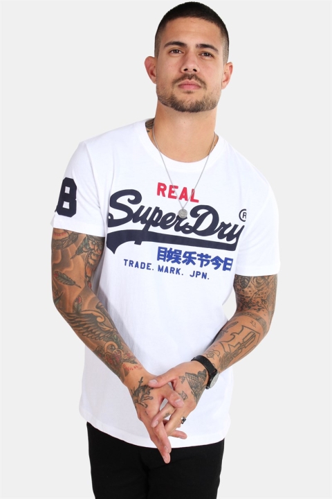 Superdry Vintage Logo Tri T-shirt Optic