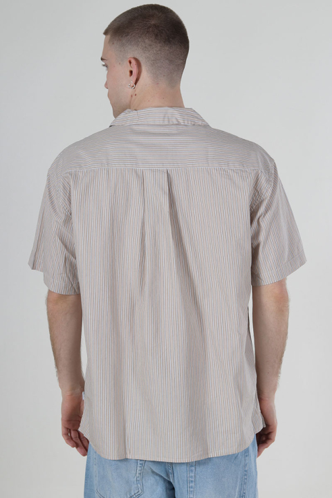 Jack & Jones Cody Poplin Resort Shirt SS Oxford Tan