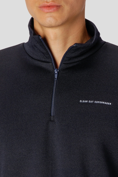 Clean Cut Copenhagen Justin Track Half Zip Navy