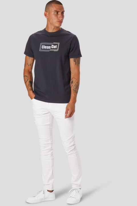 Clean Cut Copenhagen David Slim Stretch Jeans White Denim