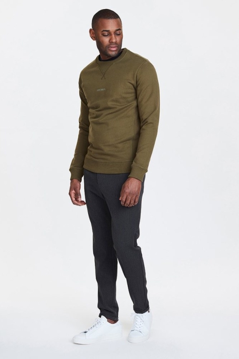 Les Deux Lens Sweatshirt Dark Olive Green