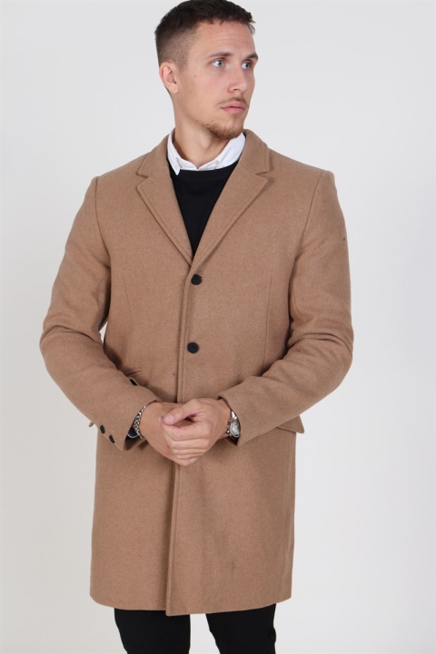 Only & Sons Julian Solid Wool Ullkappa Camel