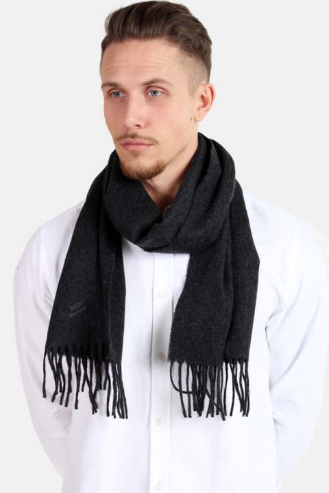Mjm Bologna Lambswoll Scarf Anthracite