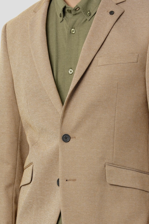 Clean Cut Copenhagen Milano Jersey Blazer Dark Camel