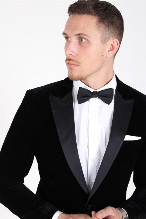 Only & Sons Manny Velvet Tux Kavaj Black