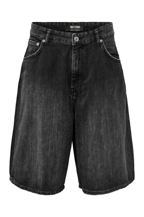 ONLY & SONS Carl Ballloon Fit Shorts Washed Black
