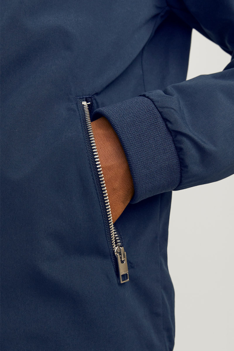 Jack & Jones Rush Harrington Bomber Navy Blazer