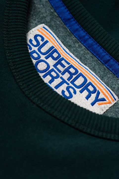 Superdry Trophy Crew Tröja Highland Green