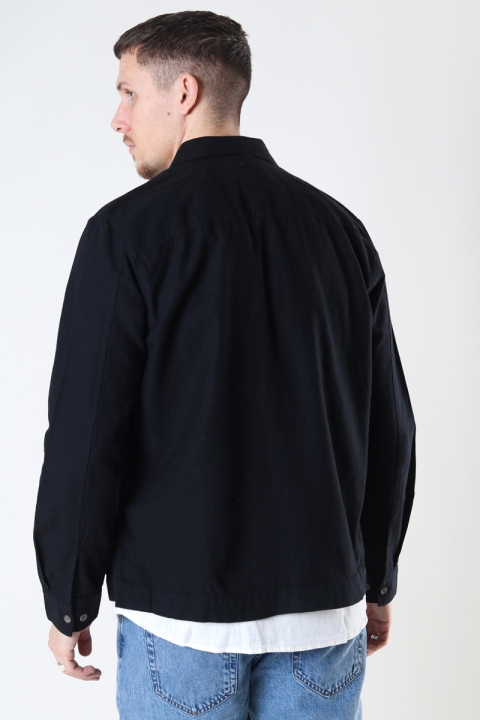 ONLY & SONS ONSKENNET LIFE LS LINEN OVERSHIRT NOOS Black