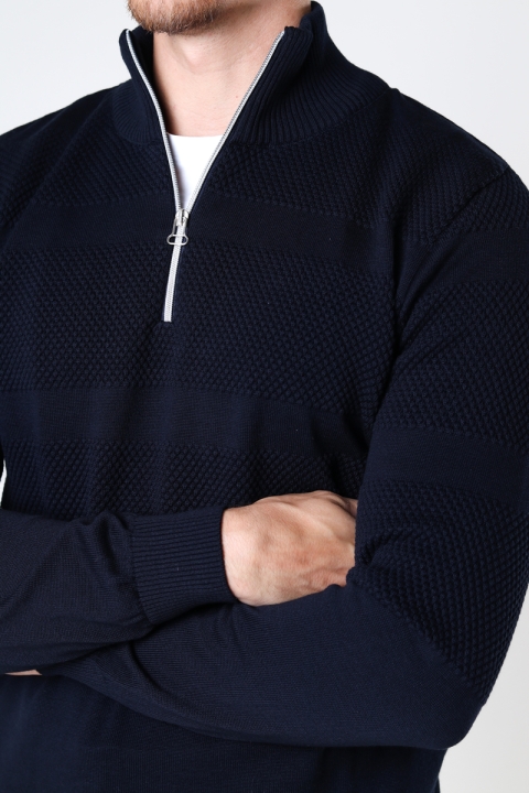 Kronstadt Hannes Half zip Navy