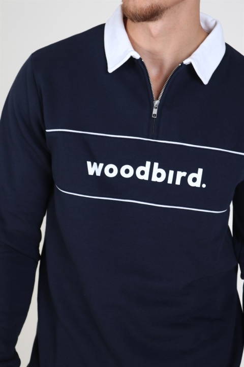 Woodbird Crilly Tröja Navy