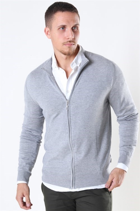 Jeff Chris Zip Sticka Light Grey Mix