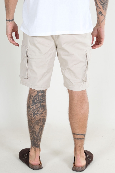 ONLY & SONS Cam Stage Cargo Shorts Silver Lining