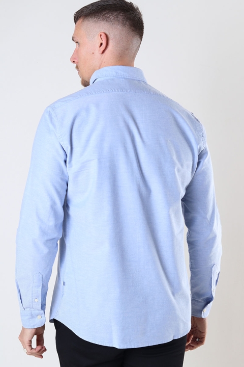 Selected SLHREGRICK-OX FLEX SHIRT LS S NOOS Light Blue